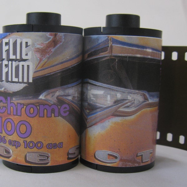 Flic Film Chrome 100 Kodak Fresh 35 mm Slide Film 36 Exp. ISO 100 - 2 rouleaux de film