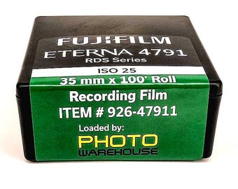 Rare Fujifilm Eterna RDS 4791: ISO 25 Black & White 35mm Film
