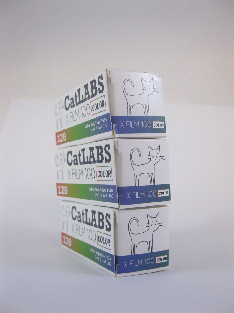 Three Rolls New Catlabs X Film 100 COLOR 120 Format - Etsy