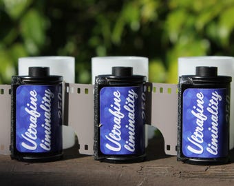 3 Rolls Ultrafine Liminality B&W 35mm Film (250 ISO, 36 Exp.)