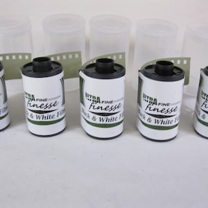 5 Rolls Ultrafine Finesse 400 35mm x 36 exp. Roll Black and White Film
