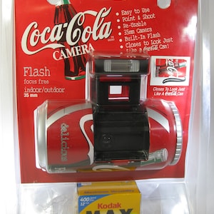 Vintage Coca-cola Can 35mm Film Camera RARE Unique in Original