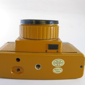Vintage Holga Butterscotch Camera 35mm Film Holga 135 with strap and cap image 5
