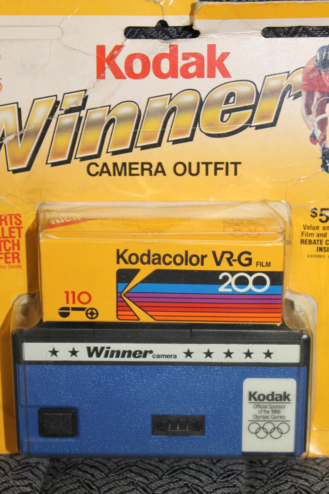 Kodak Winner 110 Film Camera: 1988 Summer Olympics Edition Blue - Etsy