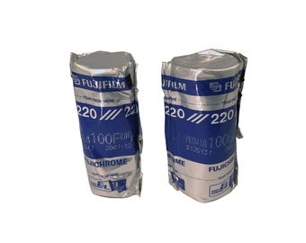2 Rolls Fujichrome 100 RDP III 220 Slide Film – Cold Stored (Exp. 12/2001)