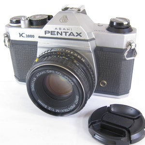 Pentax K1000 35 mm SLR Schülerkamera mit 50 mm Pentax SMC Objektiv - getestet