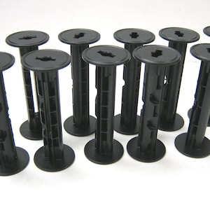10 Empty Kodak 120 / 220 Medium Format Plastic Film Spools Holga Voightlander Kodak Lomo