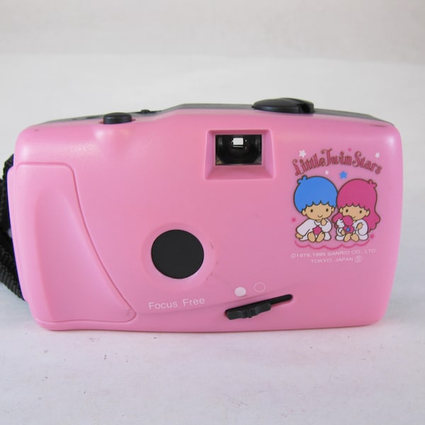 Extremely Rare Little Twin Stars SANRIO Lomography 35 mm film camera with strap