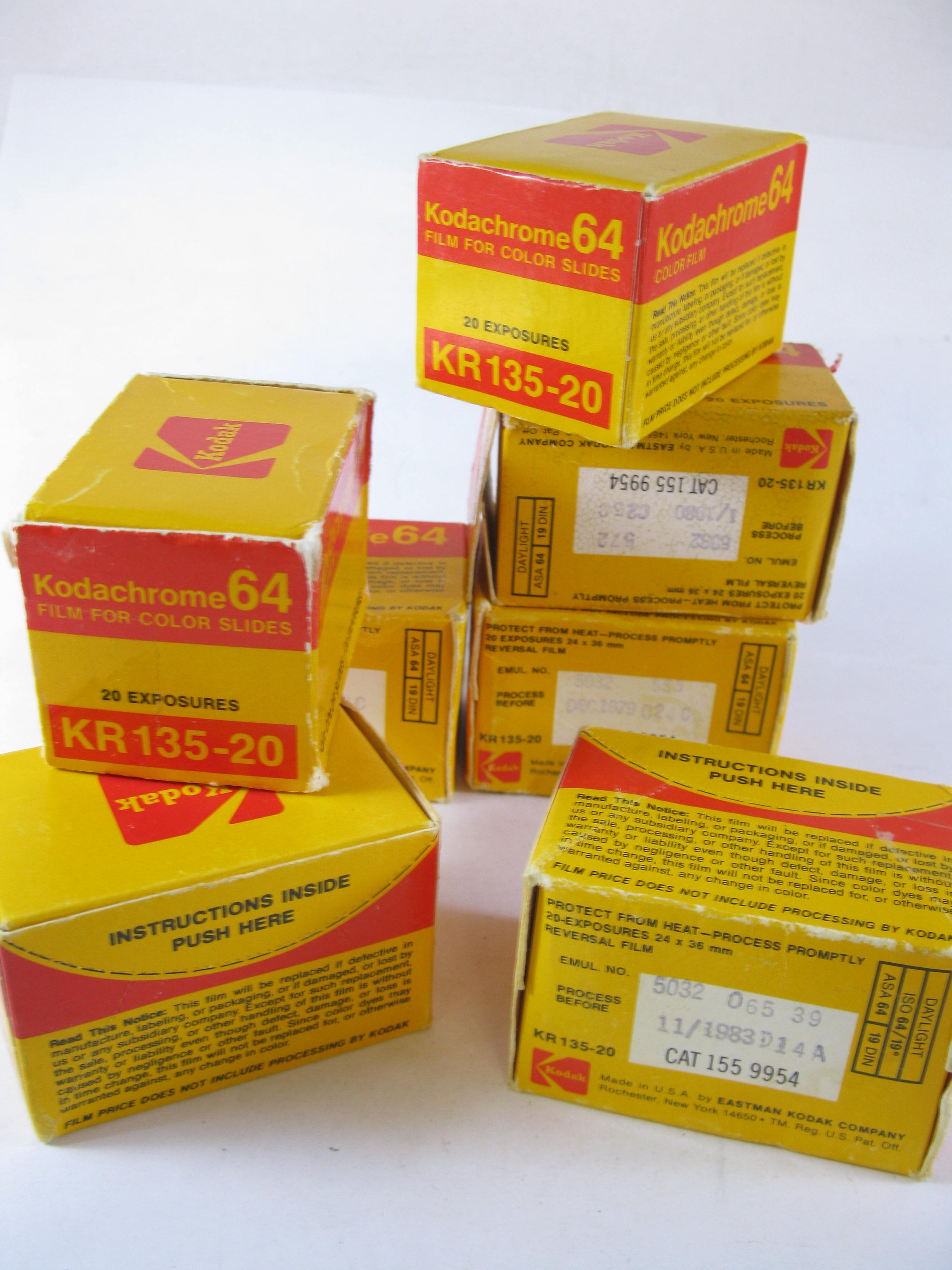 kodak Kodachrome 64 135 1箱3本入りを2箱の6本