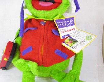 Vintage Kermit the Frog Doll along with 35mm Film Camera: Macy's Henson  Studios
