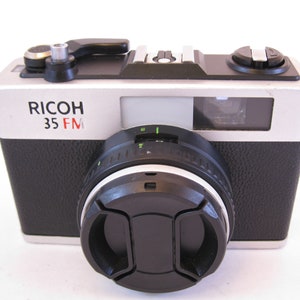 Vintage Ricoh 35FM 35mm Rangefinder Camera with 40mm Color Rikenon f2.8 Lens