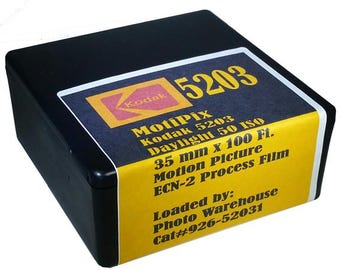 Kodak Vision3 5203 50D Film, 35mm x 100 ft, ECN-2