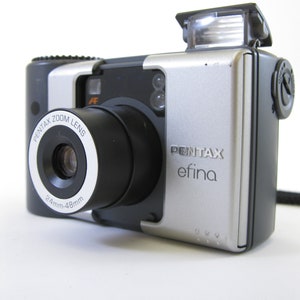 Vintage Pentax efina Advanced Photo System Outfit with Manual, Pentax Pouch and APS Film