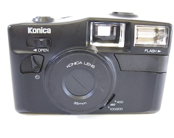 Vintage Konica Dr. Finder EFP-30 35 mm Film Camera with Konica Japan Lens