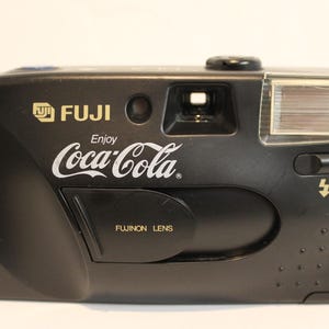 Rare Unique Coca Cola Fuji DL-8 Manual Flash 35 mm Camera with Strap