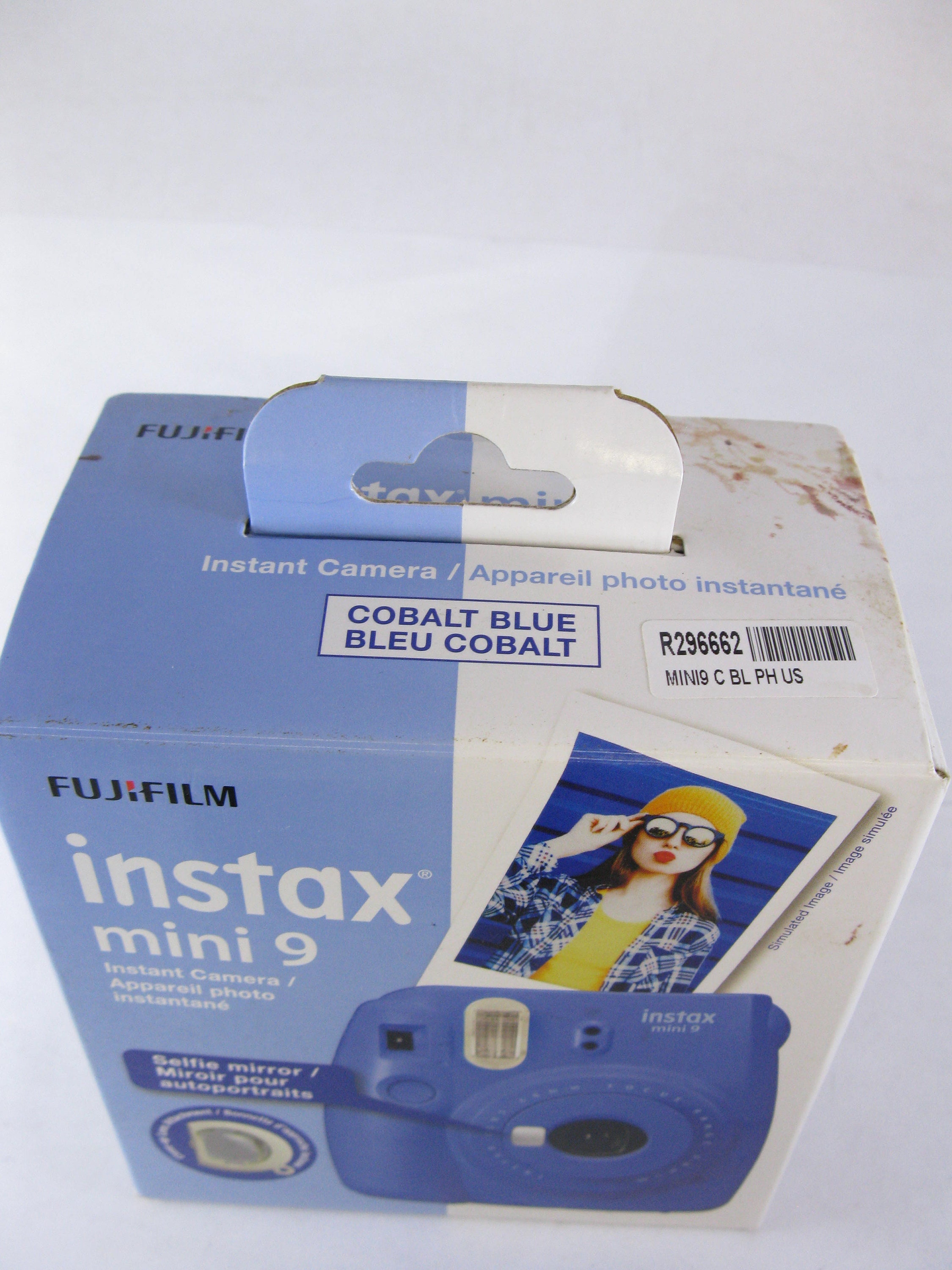 Caméra Instax Mini 9 Instant Fujifilm, Bleu Cobalt Maroc