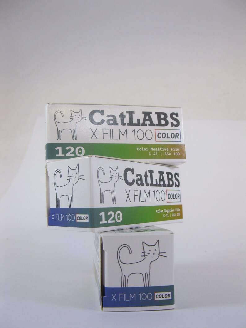 Three Rolls New Catlabs X Film 100 COLOR 120 Format - Etsy