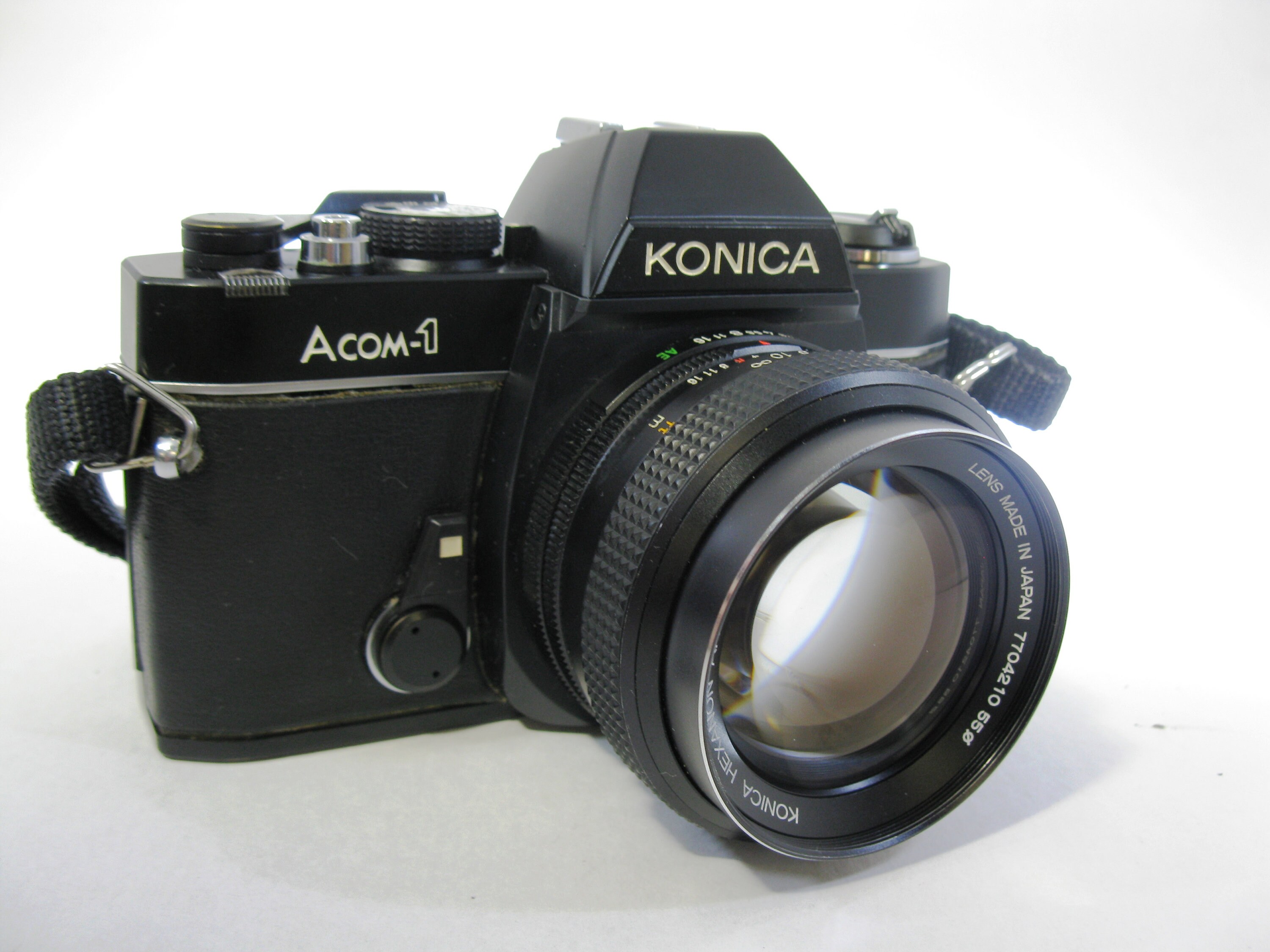 Rare Konica Acom 1 35mm Slr Manual Focus Camera With Konica Etsy Rare Konica Acom 1 35mm Slr Manual Focus Camera With Konica Etsy