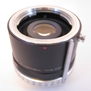 Nice Vintage Auto 3x Teleconverter Lens for Minolta MC/MD Mount by Vivitar Excellent Condition