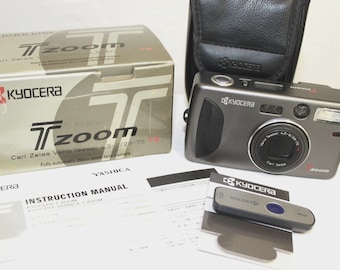 Yashica T4 - Kyocera Slim T - Point and Shoot - Analog Camera