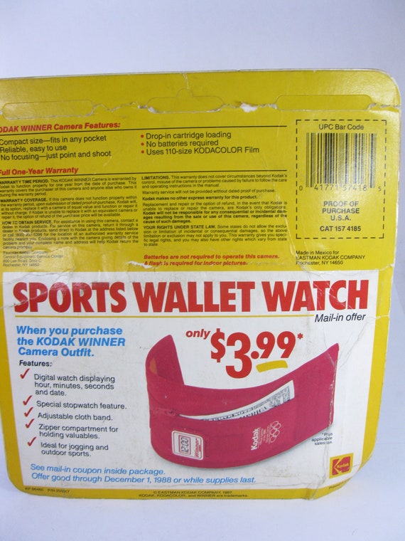 コダック 1988 夏季オリンピック優勝者 110 フィルム カメラ