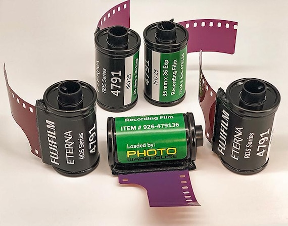 Rare Fujifilm Eterna RDS 4791: 35mm Black & White Film - 5 Rolls