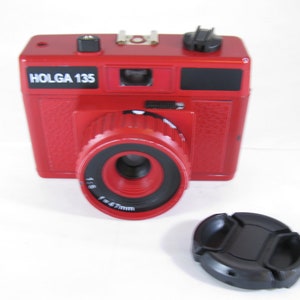 Vintage Holga Red Color Camera 35mm Film Holga 135 image 2