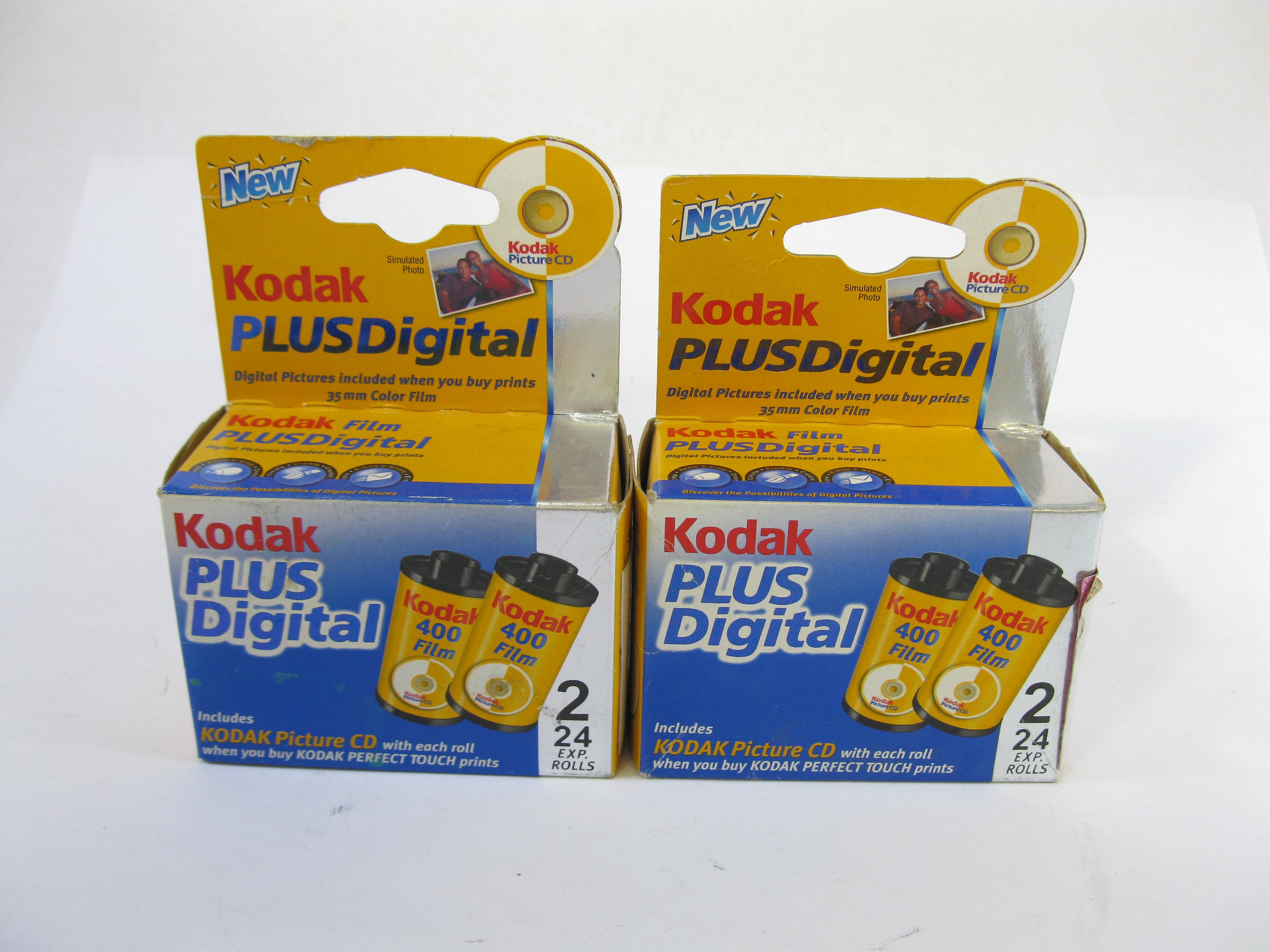 Vintage Kodak Color Plus Digital 400 Film - 4 Rolls Expired 2006