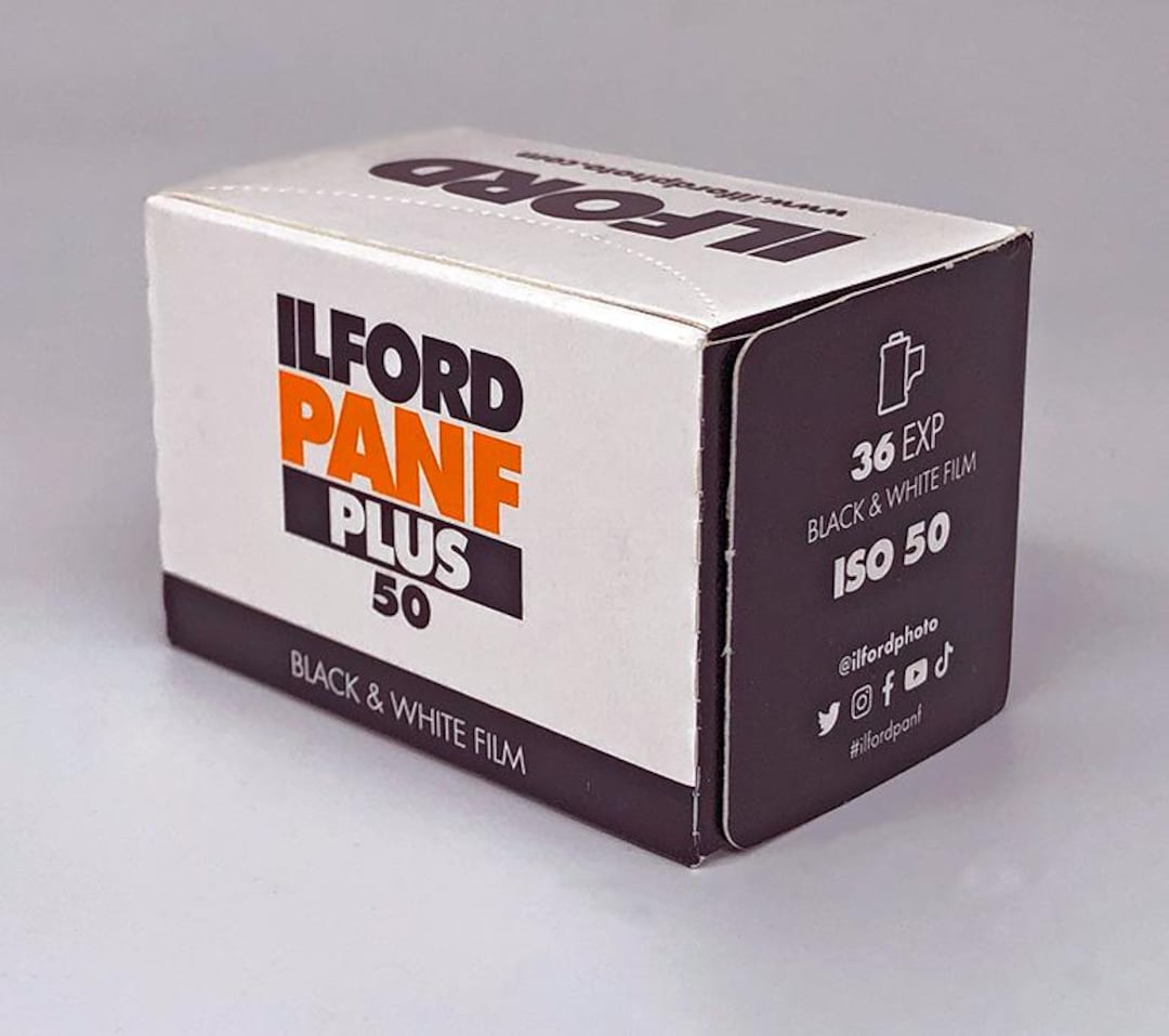 Ilford PAN F 50 Plus SPECIAL 35mm X 36 Exp Black and White