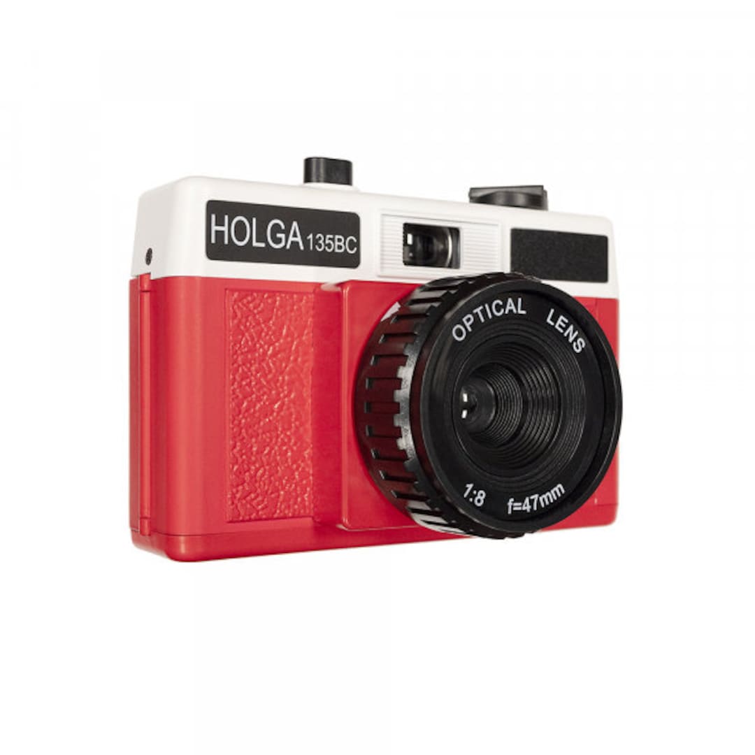 Holga Red & White Color Film Camera 35mm Holga 135BC - Etsy