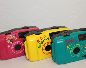 Vintage Sanrio Sea Party 35mm Film Camera Set, Japan '95 Collection