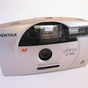Vintage Pentax efina Advanced Photo System Outfit with Manual, Pentax Pouch and APS Film