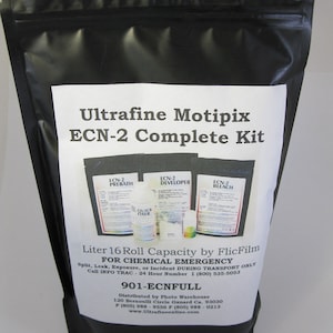 Ultrafine Motipix ECN-2 Film Home Processing Kit - 16 Rolls