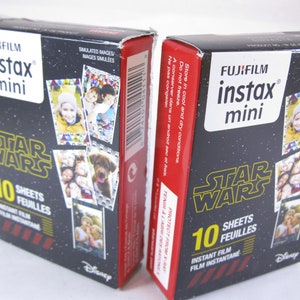 2 Packs Fujifilm Instax Mini 9 Star Wars Instant Camera Film  30 Shots Mini 7S, 8,9, 11, 25, 50S, 70, 90, SP-2