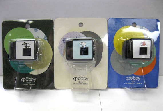 イキモノフラッシュ 110 IKIMONO hari トイカメラ　ワンテン 3 Superheadz Ikimono 110 Film Format Key Chain Cameras Panda