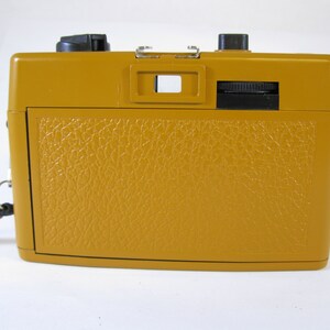 Vintage Holga Butterscotch Camera 35mm Film Holga 135 with strap and cap image 3