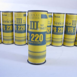 Vintage 220 Kodak VPS Vericolor III ISO 160 Medium Format Film  - Expired Film Day