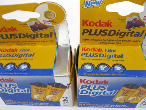 Vintage Kodak Color Plus Digital 400 Film - 4 Rolls Expired 2006