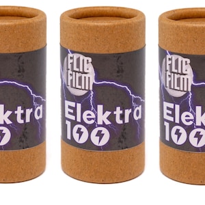 Three Rolls Fresh Elektra 100 Kodak Aerocolor IV ISO 100 Color Print Film by FlicFilm 35mm x 36 Exposure