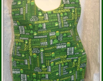 St Patrick's Day fun, you can use your Luck of the Irish, to find your Pot of Gold, during the Top of the Morning right on this bib...