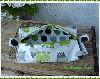 Giraffe zipper bag
