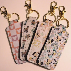 Disney Chapstick/Lip Balm Holder/Keychain - Cute accessory for a bag, backpack or badge
