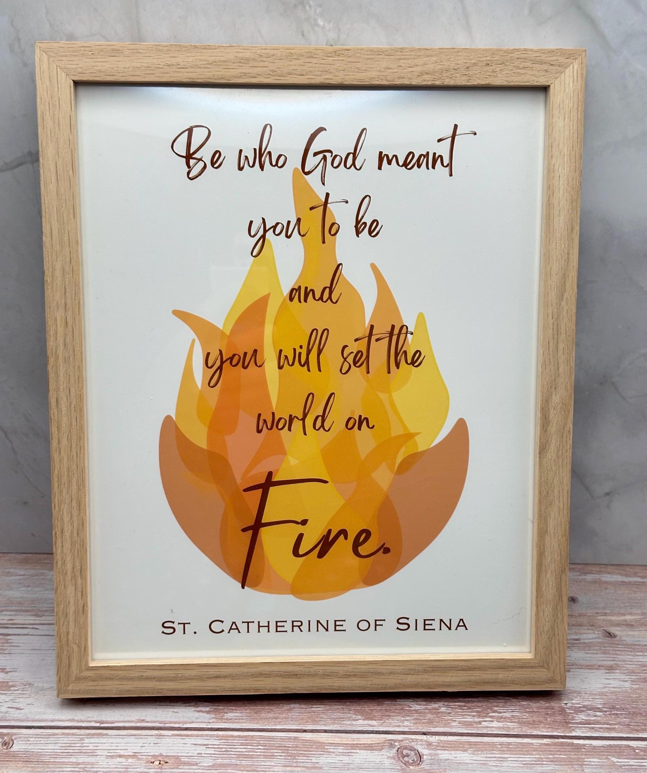 Catherine of Siena Quote Print - Etsy