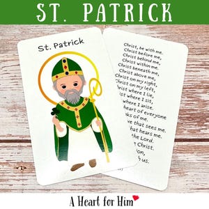 St. Patrick Prayer Card