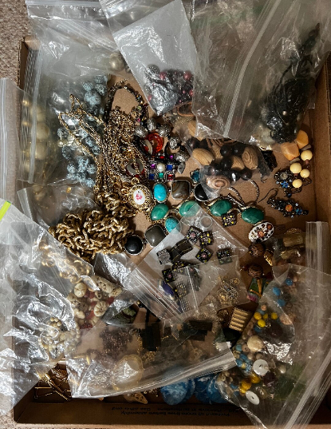 Broken Costume and Artisan Jewelry Lot 3.2 Lbs Etsy