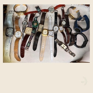 Vintage Watch Lot Assemblage Altered Art Steampunk Jewelry Supply image 2