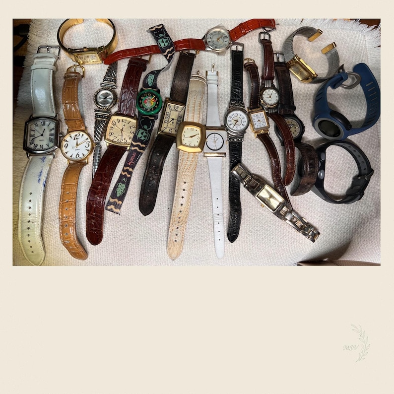 Vintage Watch Lot Assemblage Altered Art Steampunk Jewelry Supply image 2