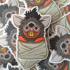 HanniFurb 3 "Vinilo mate Furby Halloween Sticker
