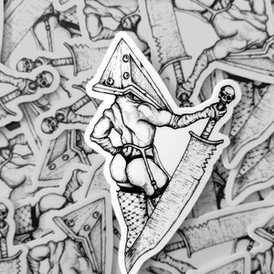 Pyramid Dude 3" Vinyl Stickers