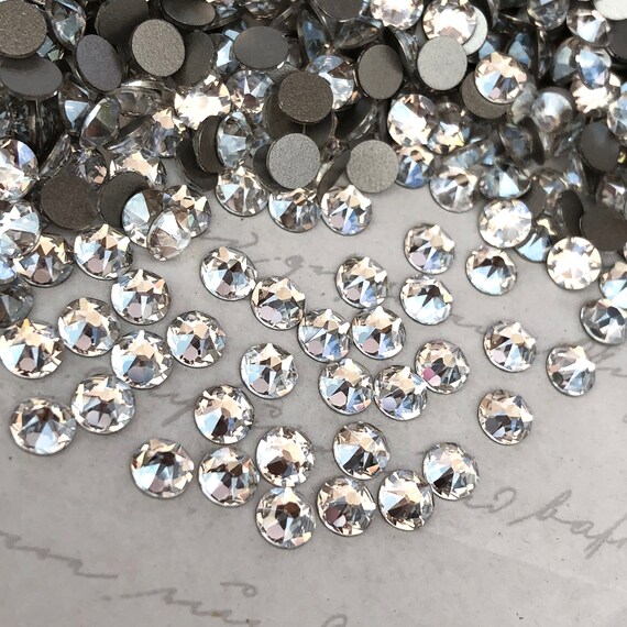 Jet Hematite 3230 gota Coser Pedrería Cristal Flatback Coser Pedrería